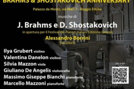 Quattro archi e tre pianisti a Reggio Emilia