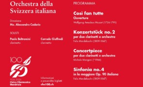 L’OSI per i 100 anni della fondazione della Civica Filarmonica di Mendrisio